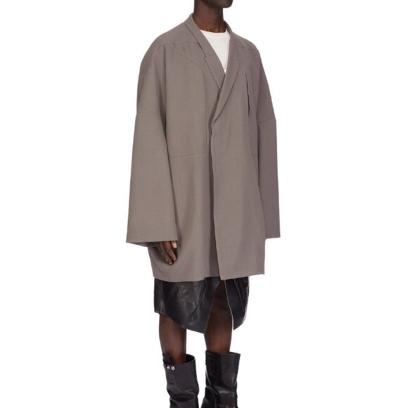 BNWT SS25 RICK OWENS "HOLLYWOOD" ARROWHEAD JMF COAT 44 - Picture 11 of 15